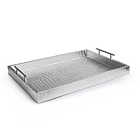 Alligator Rectangle Serving Tray with Handles, 14