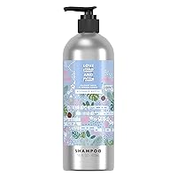 Love Beauty and Planet Sulfate Free Shampoo Thickening Shampoo for Fine Hair Coconut Water in Reusable & Refillable Aluminum Bottle 16.5 oz