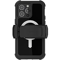 Ghostek NAUTICAL Waterproof Case for iPhone 14 Pro Max Screen Camera Lens Protector Holster Belt Clip MagSafe Heavy Duty Shockproof Full Body Covers Designed for 2022 Apple iPhone14ProMax 6.7