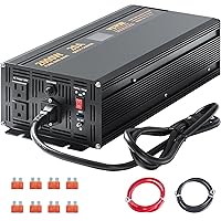 VEVOR 2000W Sump Pump Battery Backup System, LCD Display, Auto Switches to Battery Inverter Power for Continuous Sump Pump Operation, Sump Pump Battery Backup Inverter for Emergency and Power Outage