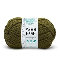 (1 Skein) Lion Brand Yarn Wool-Ease Thick & Quick Bulky Yarn, Cilantro