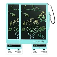 LCD Writing Tablet 2 Pack 10 Inch Colorful Drawing Pad for Kids Erasable Doodle Board Toy Gifts for 3 4 5 6 7 8 Year Old Girls Boys Toddlers(Blue)