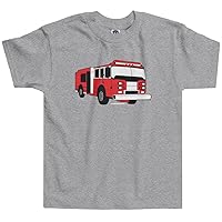 Threadrock Little Boys' Fire Truck Toddler T-Shirt
