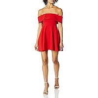 LIKELY Women's Emmett Strapless fit and Flare Cocktail Dress, Scarlet, 00