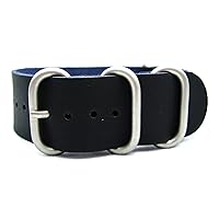 Leather Watch Band Strap - Choose Color & Width - 18mm, 20mm, 22mm, 24mm Watch Leather Bands