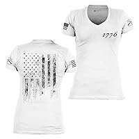 1776 Flag Women's V-Neck T-Shirt