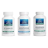 Equilife - Activated B Complex (60 ct.), Full Spectrum Magnesium (180 ct.), Daily Activated Multi-Vitamin (30 Servings)