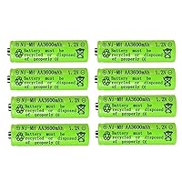 1.2V 3600Mah Rechargeable AA NI-MH Battery, High Performance Backup Battery, 8 Pack