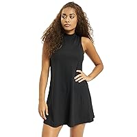 Urban Classics Ladies - A-LINE Summer Mini Dress Black - 5XL