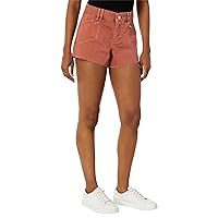 PAIGE Women's Mayslie Utility Short with Set in Pockets High Rise Slightly Relaxed in Vintage Muted Clay