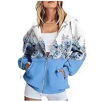 Womens Zip Up Hoodie Warm Coats For Women Plus Size Winter Jackets For Women Fall Clothes For Women 2023
