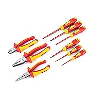 SATA 9-Piece VDE Insulated Tool Set with Electricians' Pliers (8