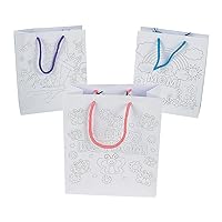Color Your Own Mom Paper Gift Bags - Crafts for Kids and Fun Home Activities