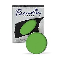 Mehron Makeup Paradise Makeup AQ Refill Size | Stage & Screen, Face & Body Painting, Beauty, Cosplay, Halloween | Water Activated Face Paint, Body Paint, Cosplay Makeup .25 oz (7 ml) (Light Green)