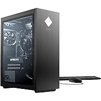 OMEN 25L Gaming Desktop PC, NVIDIA GeForce RTX 2060, 10th Generation Intel Core i7-10700F Processor, HyperX 16 GB RAM, 512 GB SSD and 1 TB Hard Drive, Windows 10 Home (GT12-0060, 2020), Shadow black
