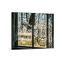 Lace Window Curtain Photography as Surreal Art for Home