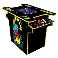 Arcade1Up PAC-MAN Head-to-Head Arcade Table with 12 Games, Multiplayer Control Panel, & 17-Inch Color LCD Screen, Black Series Edition