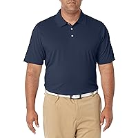 Amazon Essentials Men's Regular-Fit Quick-Dry Golf Polo Shirt (Available in Big & Tall), Dark Navy, Medium
