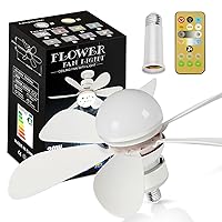 Ceiling Fan Light with Remote, 16.5