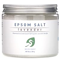 Epsom Salt, Lavender, 0.21 Pound