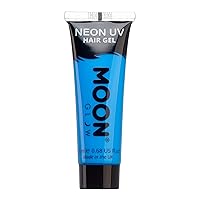 Blacklight Neon UV Hair Gel - 0.67oz Intense Blue – Temporary wash out hair color - Spike and Glow!