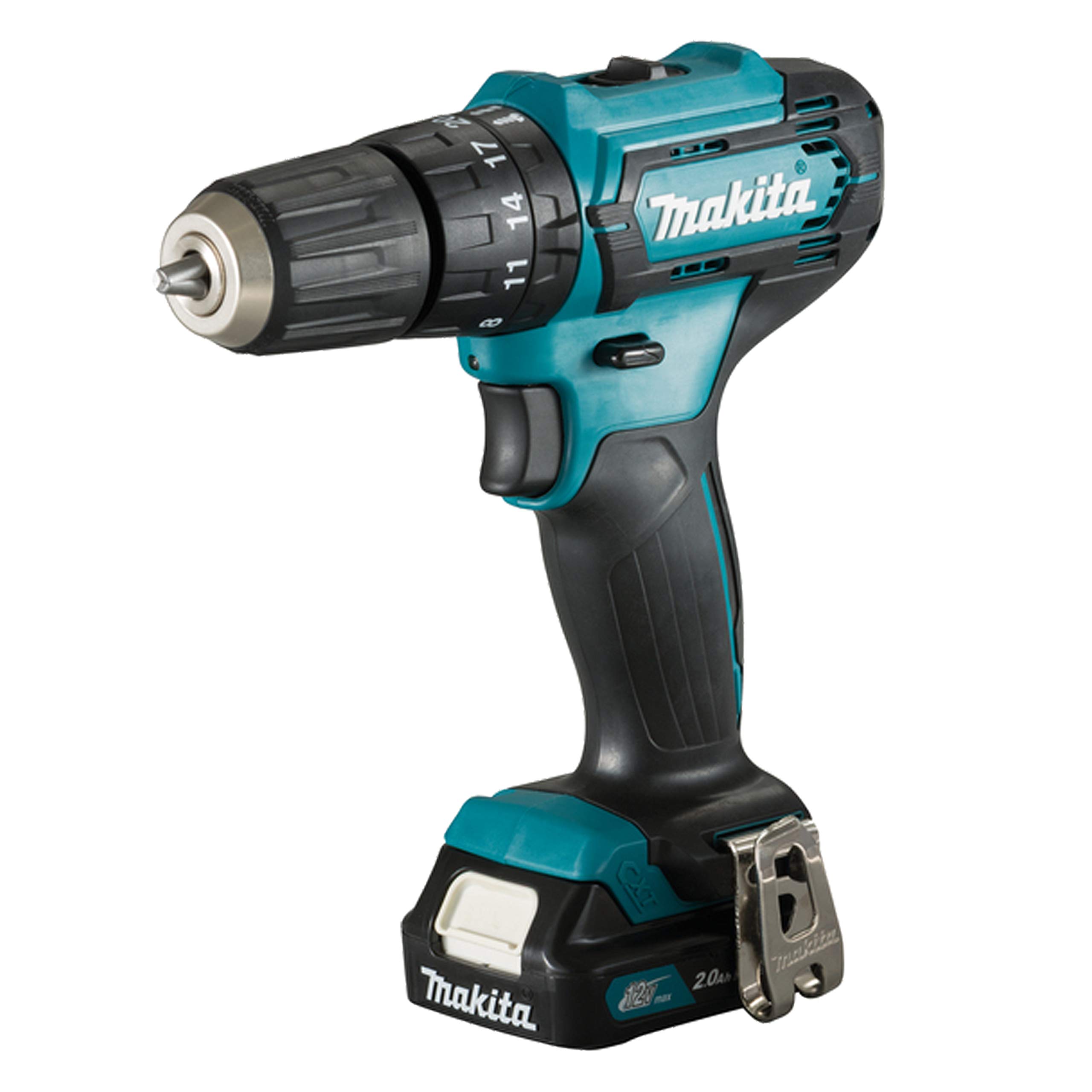 Makita HP333DSAX1 Akku-Schlagbohrschrauber 12V max. / 2,0 Ah, 2 Akkus + Ladegerät in Transportkoffer