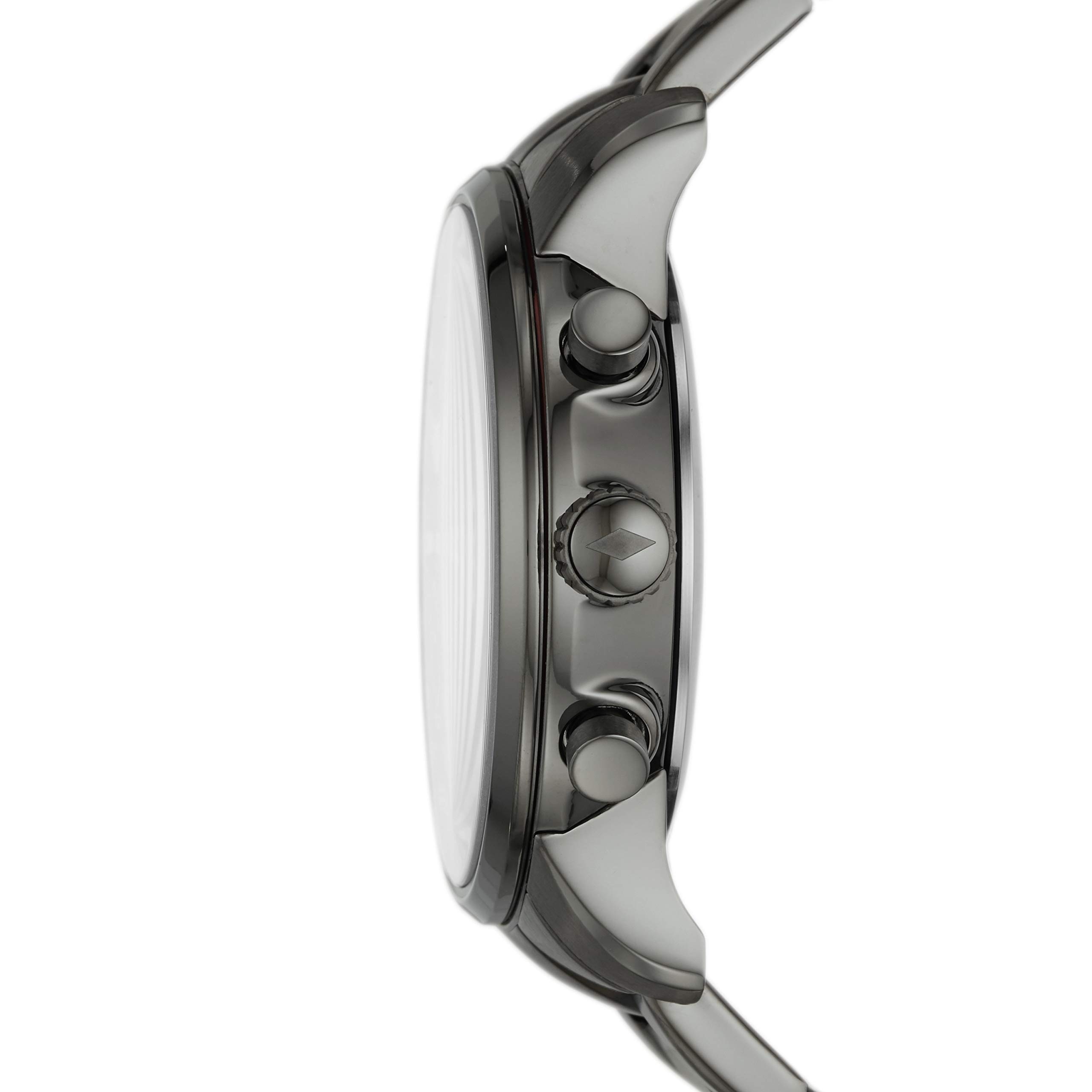 Fossil Men's Goodwin Stainless Steel Hybrid Smartwatch, Color: Smoke Grey (Model: FTW1174)