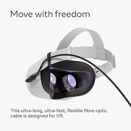 Quest 2 Link Cable - Virtual Reality Headset Cable for Quest 2 and Quest - 16FT (5M) - PC VR