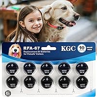 KGC 10Pack RFA-67 6V Replacement Dog Collar Batteries for PIF-300 PIF-275-19 PUL-275 PIF00-15002 PBC-102 ZIG00-16969, Compatible with PetSafe RFA-67 Battery