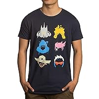 JINX Overwatch Fighter Spray Men's Gamer Graphic T-Shirt