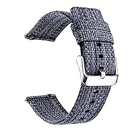20mm Watch Band for Samsung Galaxy Watch4 Classic 46 42mm Smartwatch Nylon Sport Bracelet Watch 4 44 40mm Strap Watchband Correa (Color : Blue, Size : Watch4 Classic 42mm)