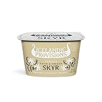 5.3oz Traditional Skyr Yogurt, Vanilla, Icelandic Cultured Dairy Product With 15g Protein/Serving | Thick & Creamy Texture | More Protein & Less Sugar Than Yogurt