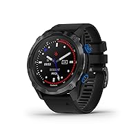 Garmin Descent Mk2i/Descent T1 Bundle, Smaller-Sized Watch-Style Dive Computer with Air Integration, Multisport Training/Smart Features, Titanium Gray with Black Band, (010-02132-03)