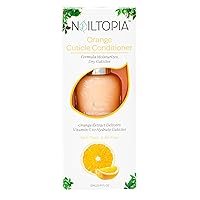 Nailtopia - Cuticle Conditioner - Plant-Based, Non Toxic, Bio-Sourced, Strengthening & Moisturizing Superfood Treatment with Vitamin C - Orange Extract (Clear) - 0.41 oz