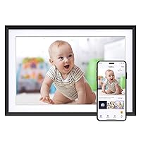 Dragon Touch Digital Picture Frame - WiFi 10.1 inch IPS Touch Screen Digital Photo Frame Display, 32GB Storage, Auto-Rotate, Share Photos via App-Black Border