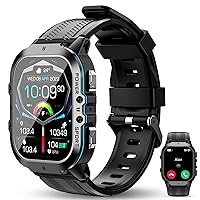 OUKITEL BT20 Smart Watch for Men, Bluetooth Voice Call for Android iOS Phone, 1.96