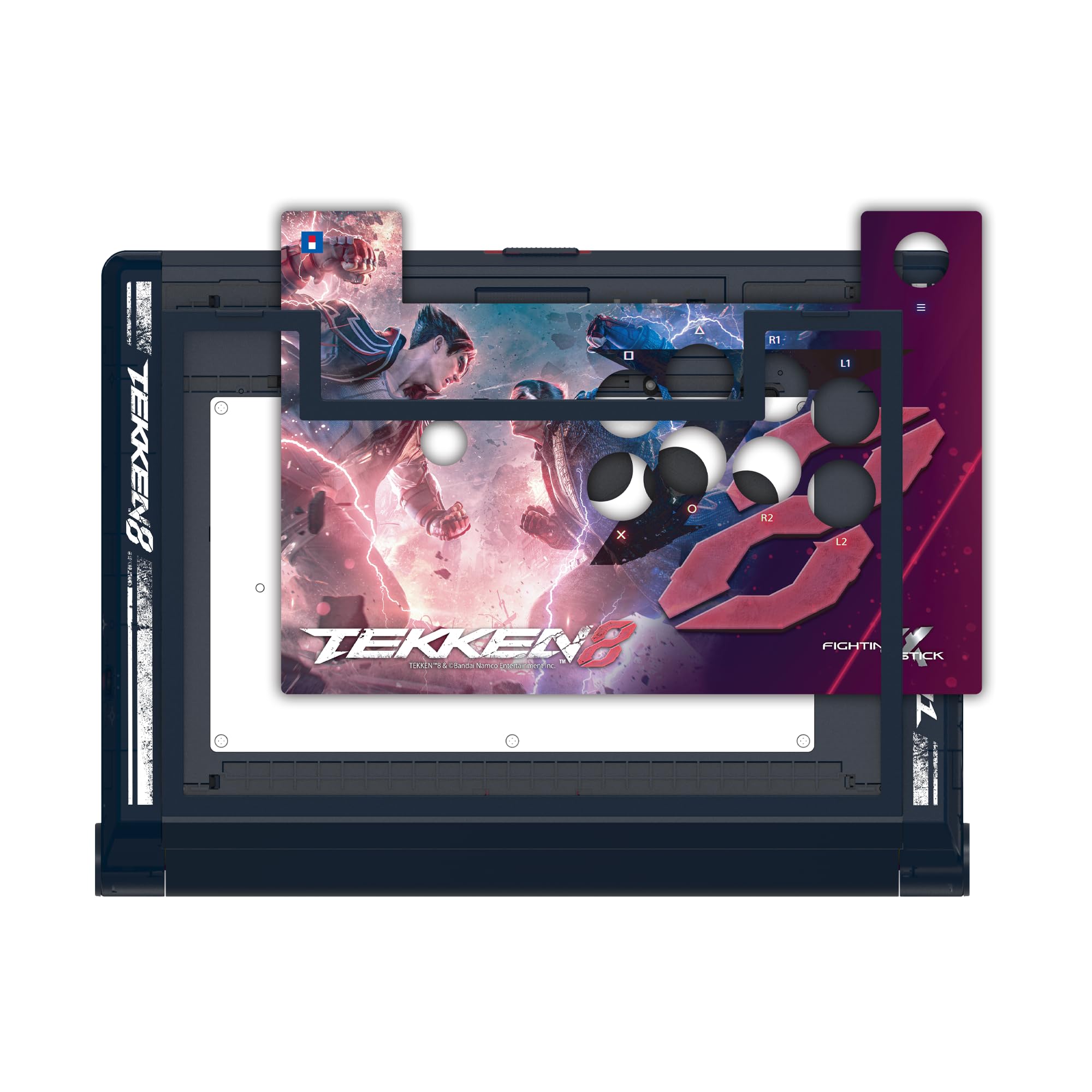 HORI PlayStation 5 Fighting Stick Alpha (TEKKEN 8 Edition) - Tournament Grade Fightstick for PS5, PS4, PC - Officially Licensed by Sony