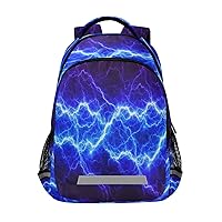 MNSRUU Lightning Backpack for 1th- 6th Grade Boy Girl,School Backpack Lightning Toddler Bookbag