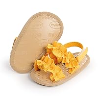 LAFEGEN Baby Sandals Girls Summer Outdoor Shoes PU Leather Soft Sole Bowknot Infant First Walker Cirb Dress Shoes