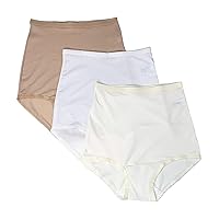 Shadowline Women's Panty Full Brief Nylon Spandex Underwear 17005-3 Pack