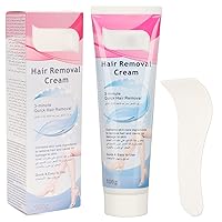 Hair Removal Cream, Full Body Universal Body Depilatory Cream, Safe Painless Depilatory Cream for Lip Armpit 3.5oz