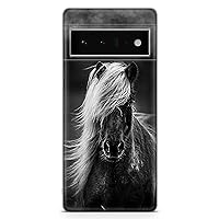 PadPadStore Pony Phone Case Compatible with Google Pixel 6A Clear Flexible Silicone Cute Shockproof Cover