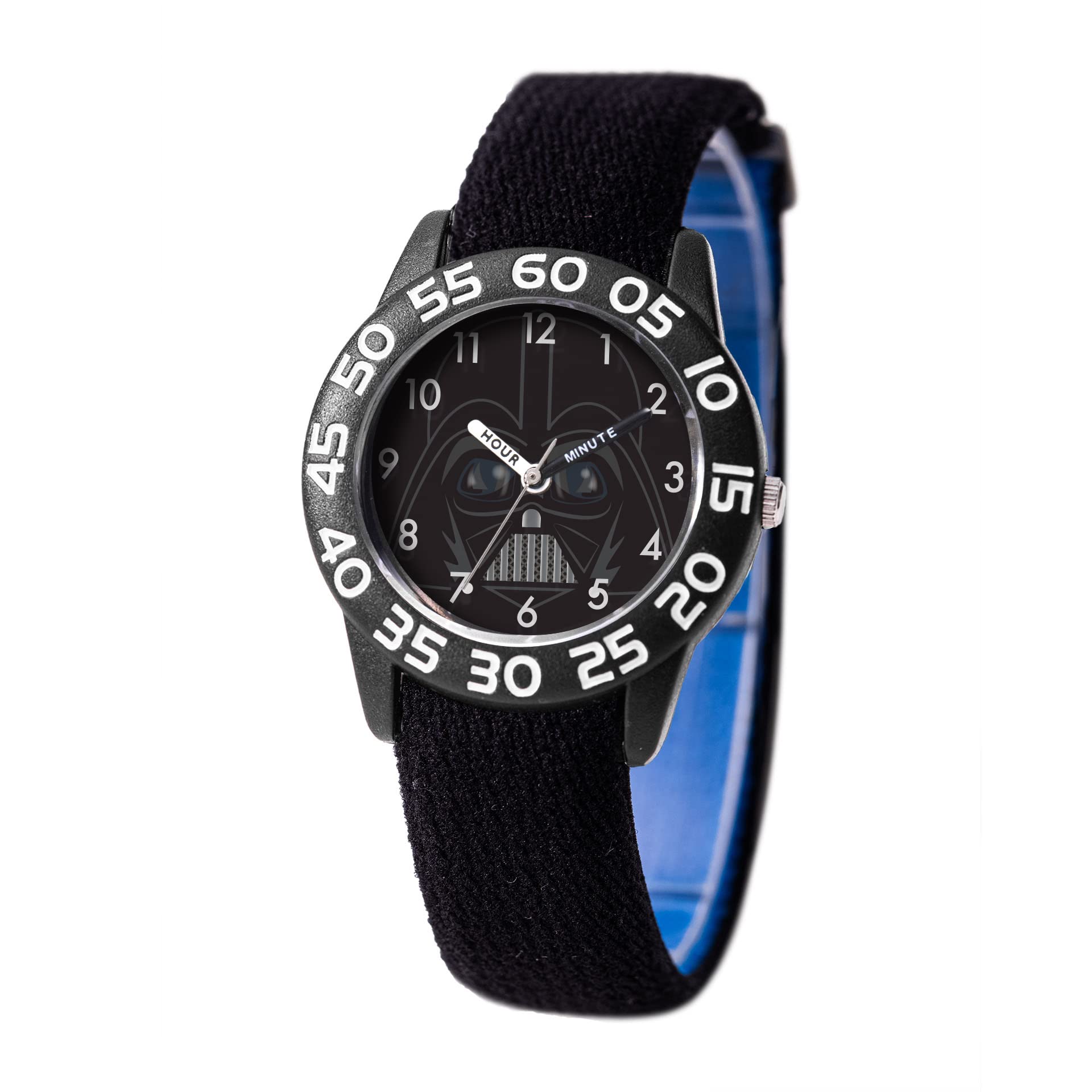 STAR WARS Kids' Plastic Time Teacher Analog Quartz Nylon Strap Watch