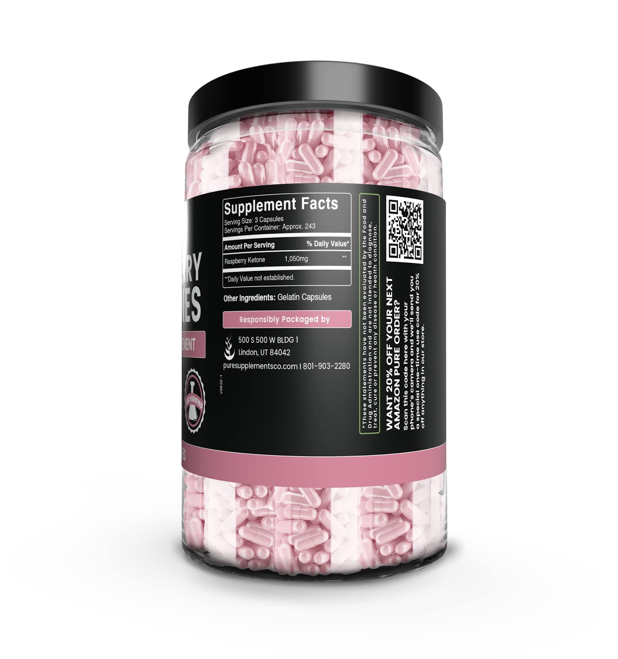 PURE ORIGINAL INGREDIENTS Raspberry Ketone and Green Coffee Bean Extract Bundle, Various Sizes, No Fillers, Lab Verified