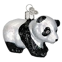 Glass Blown Ornaments for Christmas Tree Panda Cub