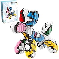 Mini Bricks Set, Spotted Balloon Dog Toy Building Sets, DIY Unique Decoration Home, Christmas Birthday Gifts for Boys and Girls, 6-14 Years Old, 1137 Pieces