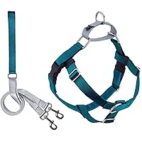 2 Hounds Design Freedom No Pull Dog Harness | Comfortable Control for Easy Walking |Adjustable Dog Harness and Leash Set | Small, Medium & Large Dogs | Made in USA | Solid Colors | 1