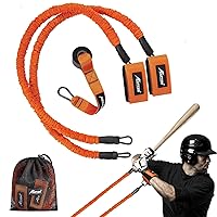 Baseball Resistance Bands 50lbs 100lbs, Arm Bands for Baseball Pitchers, Youth & Adult Athletes Improve Pitching Batting, Arm Strength, Flexibility, Rotational Speed, Baseball Training Equipment