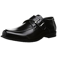MM/ONE Oxford Shoes Shoes Men's Shoes Monkstrap Loose Foot Comfort Wide Width Fake Black Dark Brown