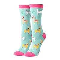 HAPPYPOP Funny Cat Bee Gifts for Women Girls Mom Her, Novelty Crazy Silly Fun Socks